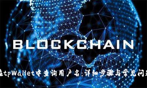 如何在tpWallet中查询用户名：详细步骤与常见问题解答