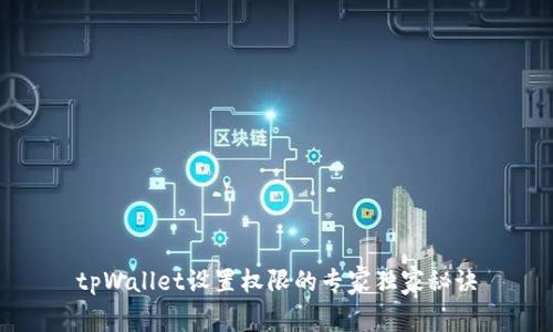 tpWallet设置权限的专家独家秘诀